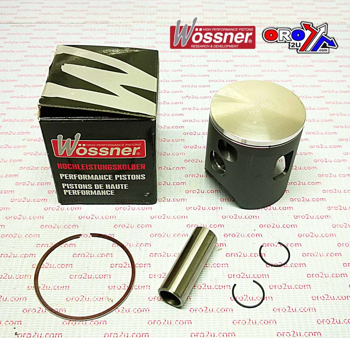PISTON KIT 98-01 YZ125 54.00 B, WOSSNER 8091DB YAMAHA MX - Image 2