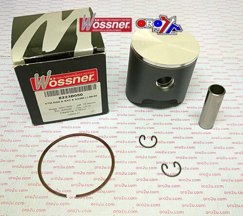 PISTON KIT 98-02 KTM380 78.00, WOSSNER 8223DB FORGED