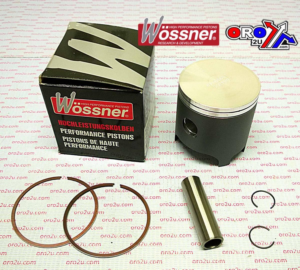 PISTON KIT 98-13 KTM200 64.00, WOSSNER 8048DB FORGED - Image 4