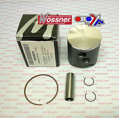 PISTON KIT 01-02 KX125 54.00 B, WOSSNER 8062DB KAWASAKI MX