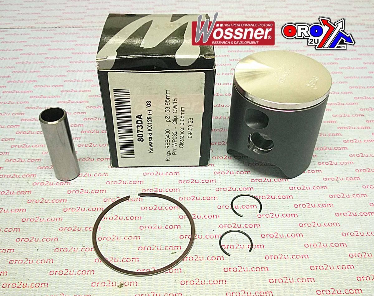 PISTON KIT 03 KX125 54.00 C, WOSSNER 8073DC KAWASAKI MX - Image 4