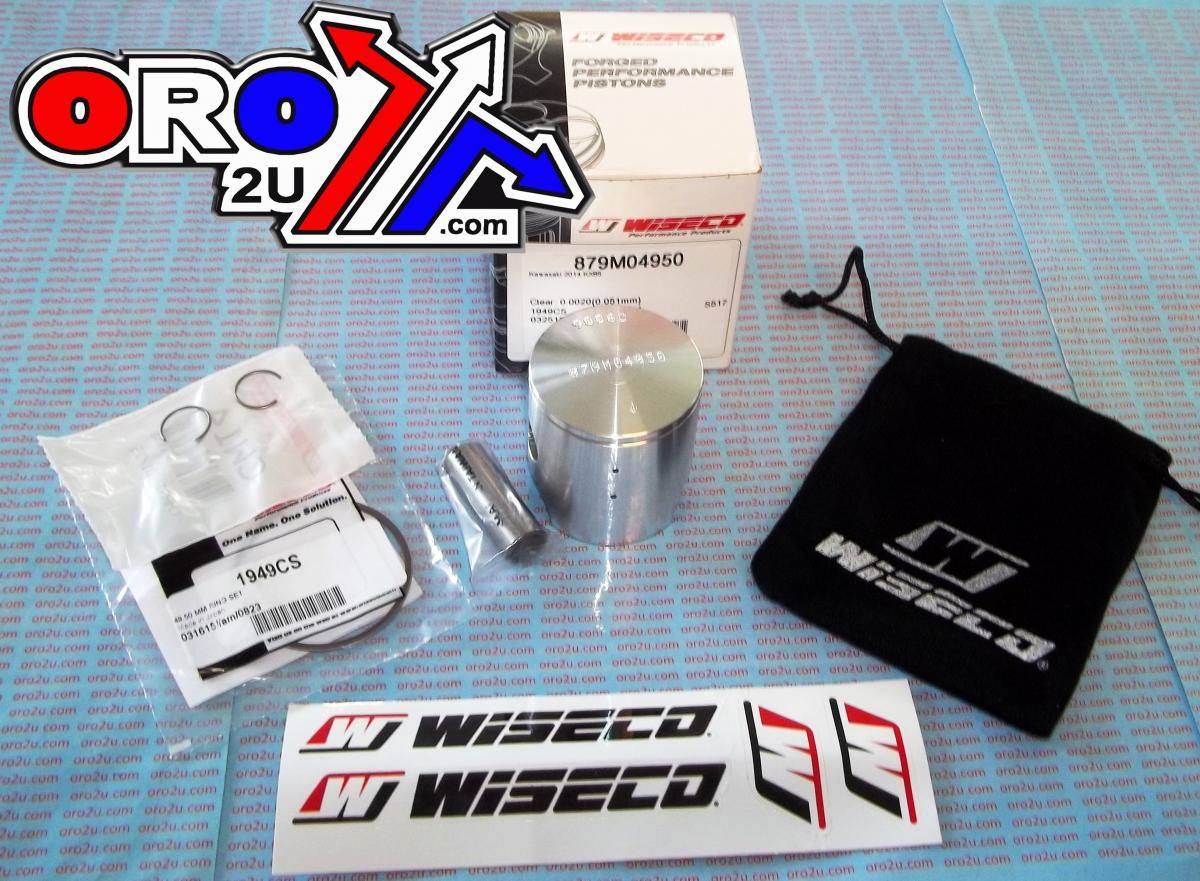 PISTON KIT KX85 14-25 49.50mm, WISECO 879M04950S/O 1.00mm - Image 2