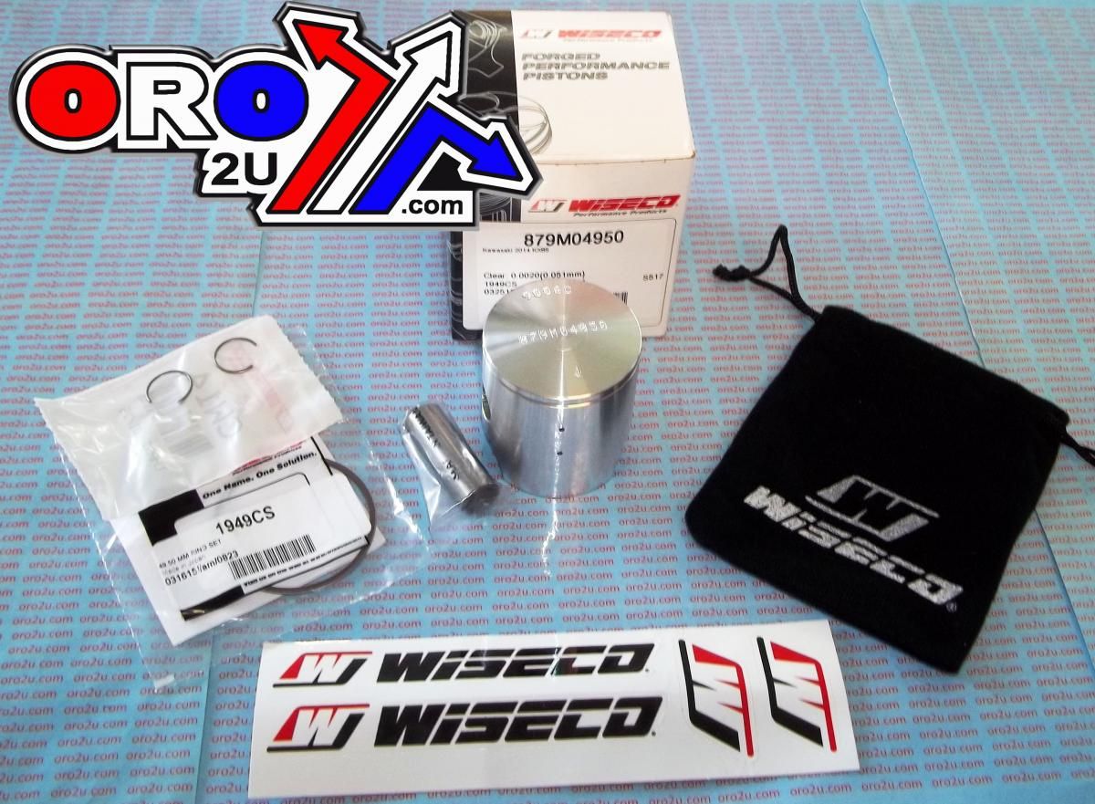 PISTON KIT KX85 14-25 49.50mm, WISECO 879M04950S/O 1.00mm