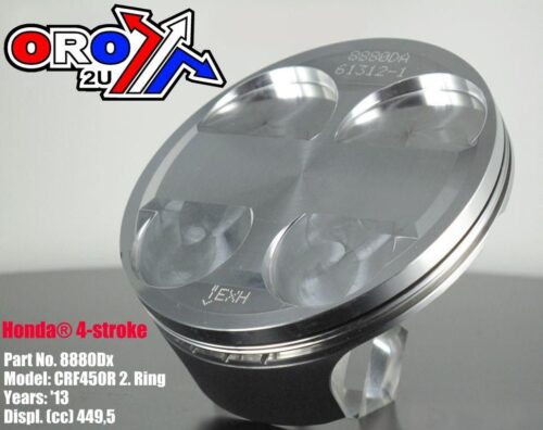 PISTON KIT 13-14 CRF450 13:8, WOSSNER 8881DA 96.00mm, HIGH COMPRESSSION 13.8:1, 13110-MEN-A70
