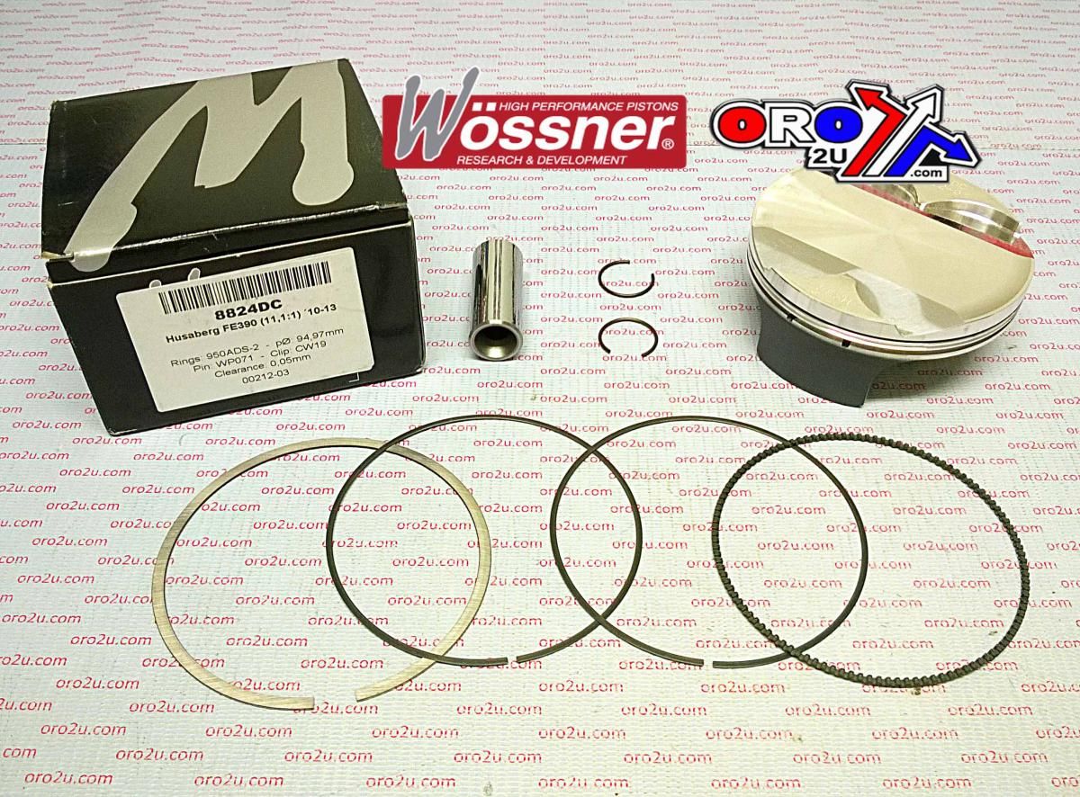 PISTON KIT 10-13 FE390 95.00 A, WOSSNER 8824DA - Image 2