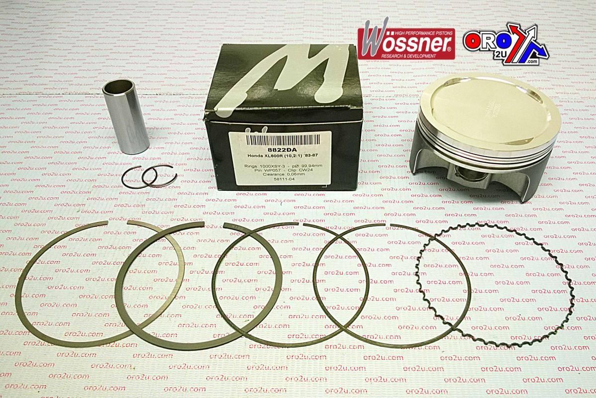 PISTON 83-87 XL600R 101.00, WOSSNER 8822D100 HONDA - Image 2