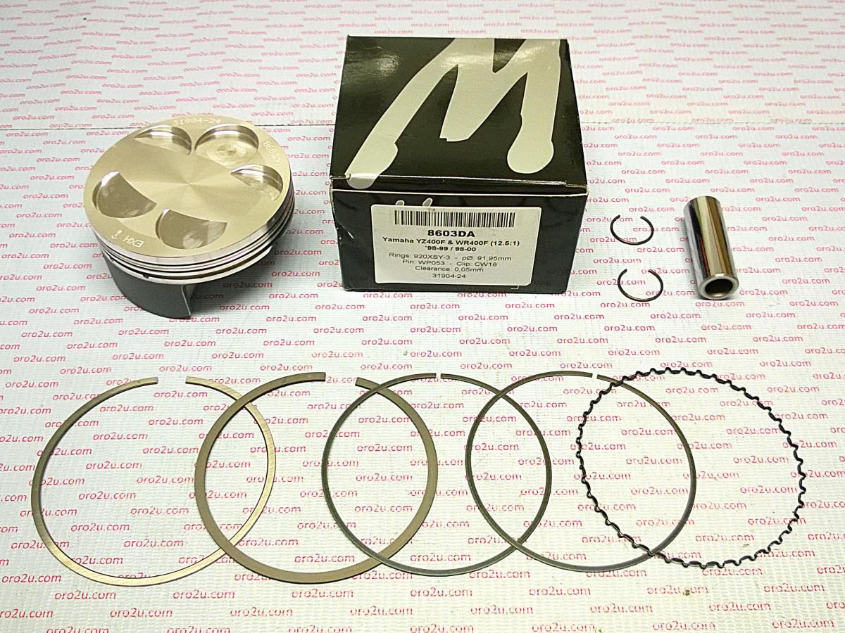 PISTON KIT 98-99 YZF400 92.00, FORGED WOSSNER 8603DC - Image 3