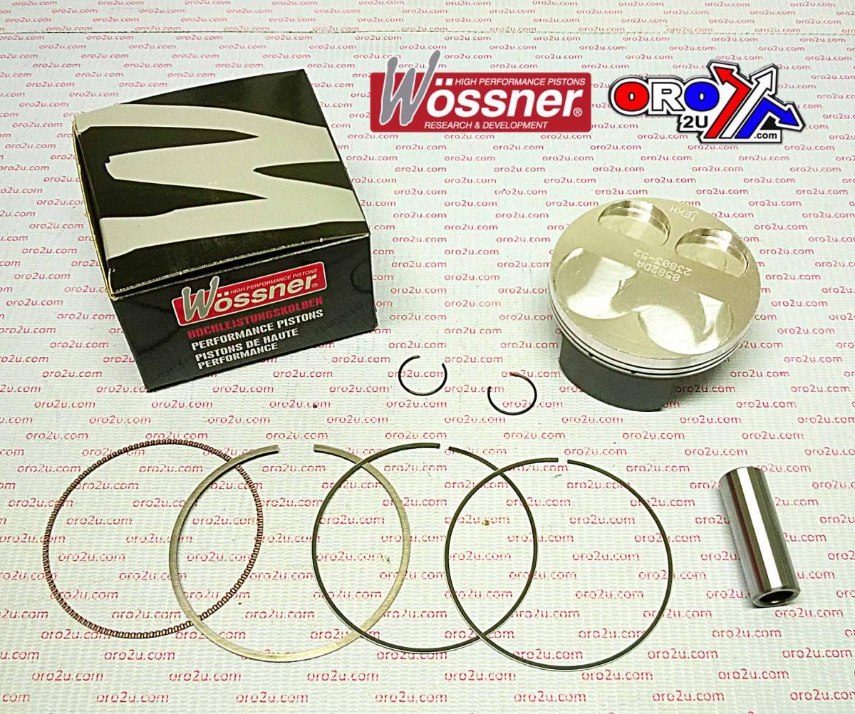 PISTON KIT KXF RMZ 250 77.00 C, FORGED WOSSNER 8582DC - Image 2