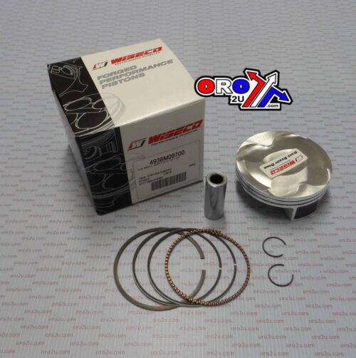 PISTON KIT 9-11 SX450 97.00 HC, ARMOR GLIDE HIGH COMP 13.5:1, WISECO 4938M09700 ATV