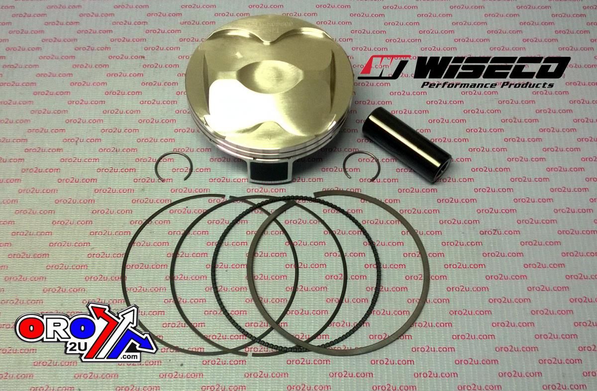 PISTON KIT 08-12 RMZ450 14.0, WISECO RE814M09600 96.00mm, RACERS ELITE Asymmetric Skirt - Image 3