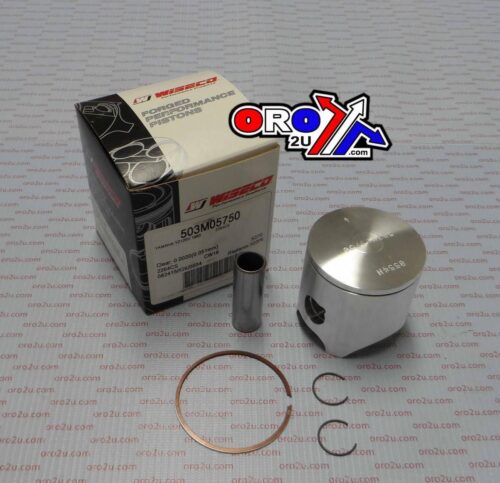 PISTON KIT 1983 YZ125 57.50, WISECO 503M05750 YAMAHA MX