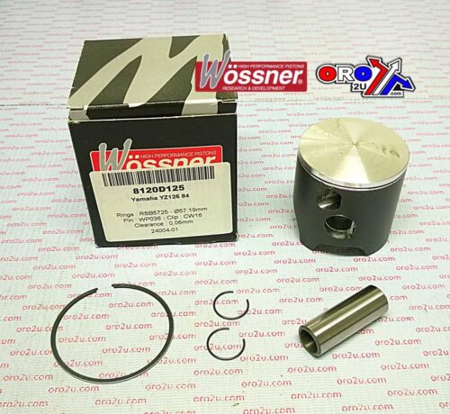 PISTON KIT 1984 YZ125 57.00, WOSSNER 8120D100 YAMAHA MX