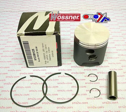 PISTON KIT 85-86 RM125 55.50, WOSSNER 8123D150 SUZUKI MX