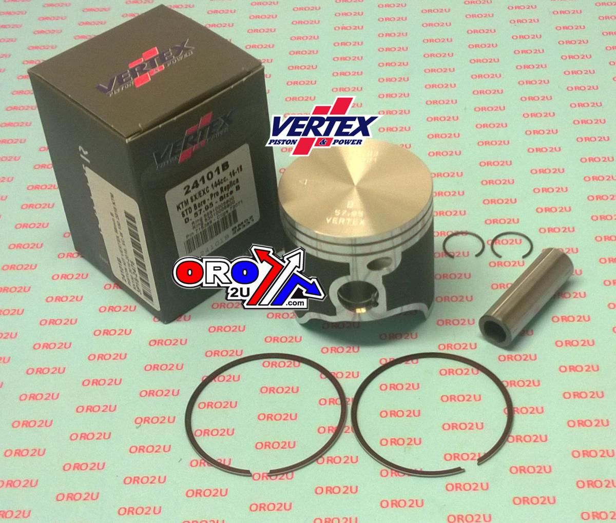 PISTON KIT VERTEX 58.0 C KTM SX/EXC/XC-W 150 16-22, VERTEX 24101C HUSKY TE150 - Image 2