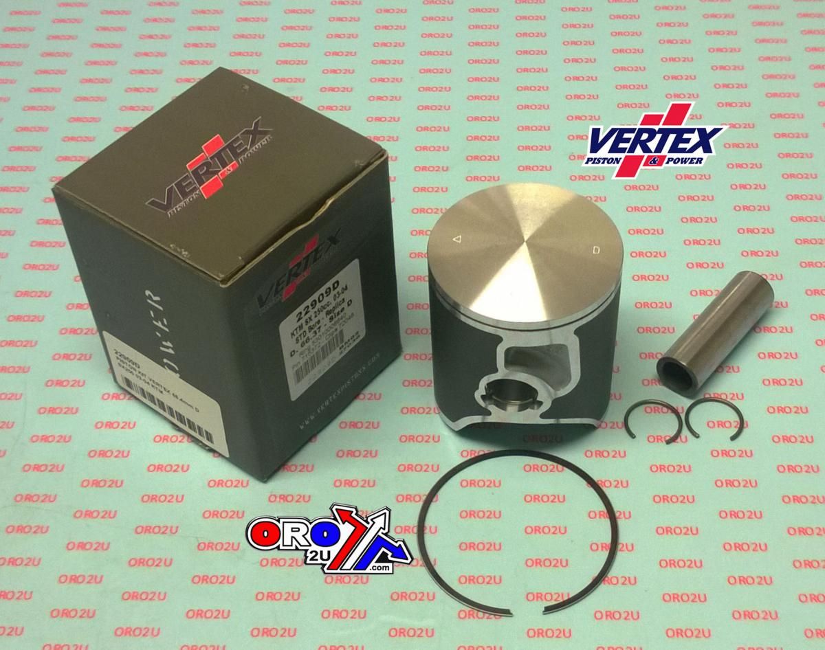 PISTON KIT VERTEX 66.4 A KTM SX 250 03-04, VERTEX 22909A