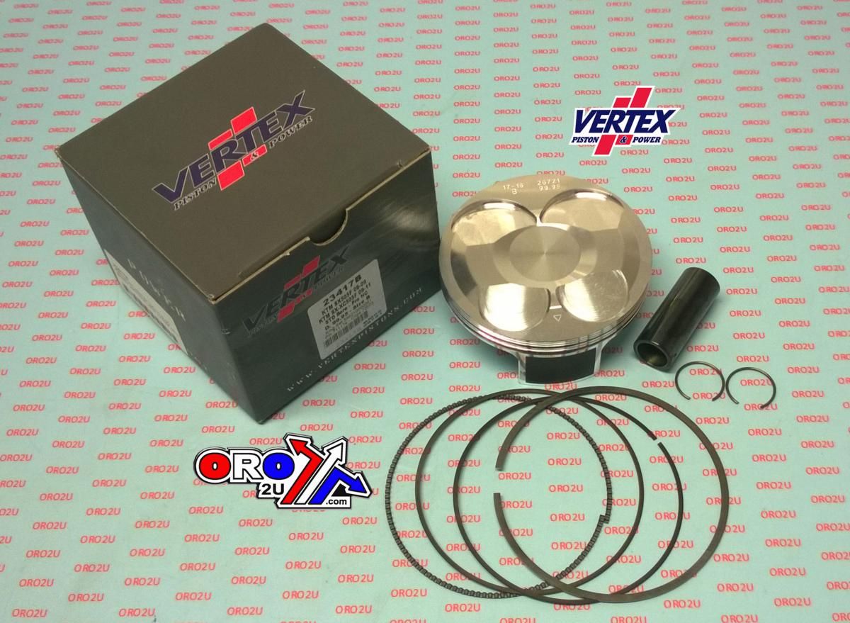 PISTON KIT VERTEX 100.0 B HC KTM SX/XC 505 08-11, VERTEX 23417B HC ATV COMPR 12,5:1 - Image 2