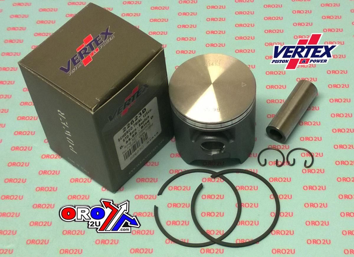 PISTON KIT VERTEX 56.0 C SHERCO TRIAL 125, VERTEX 22623C