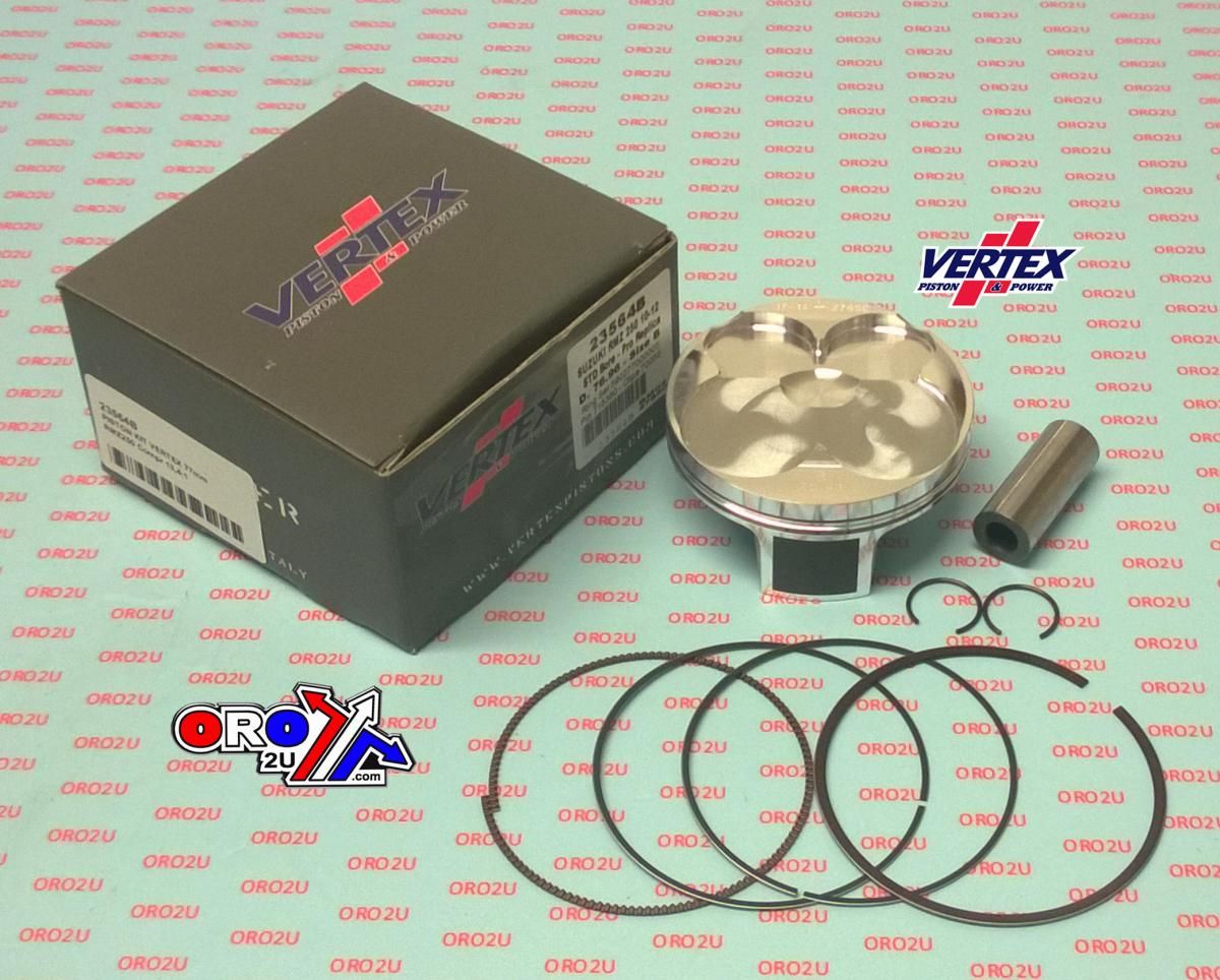 PISTON KIT VERTEX 77.0 B SUZUKI RMZ 250 10-12, VERTEX 23564B COMPR 13,4:1
