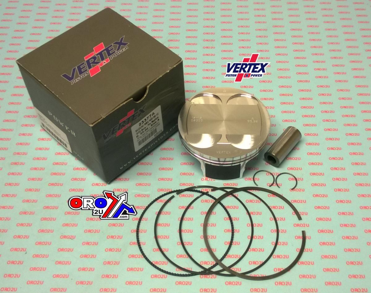PISTON KIT VERTEX 96.0 A SUZUKI RMZ 450 08-12, VERTEX 23377A COMPR 12,2:1