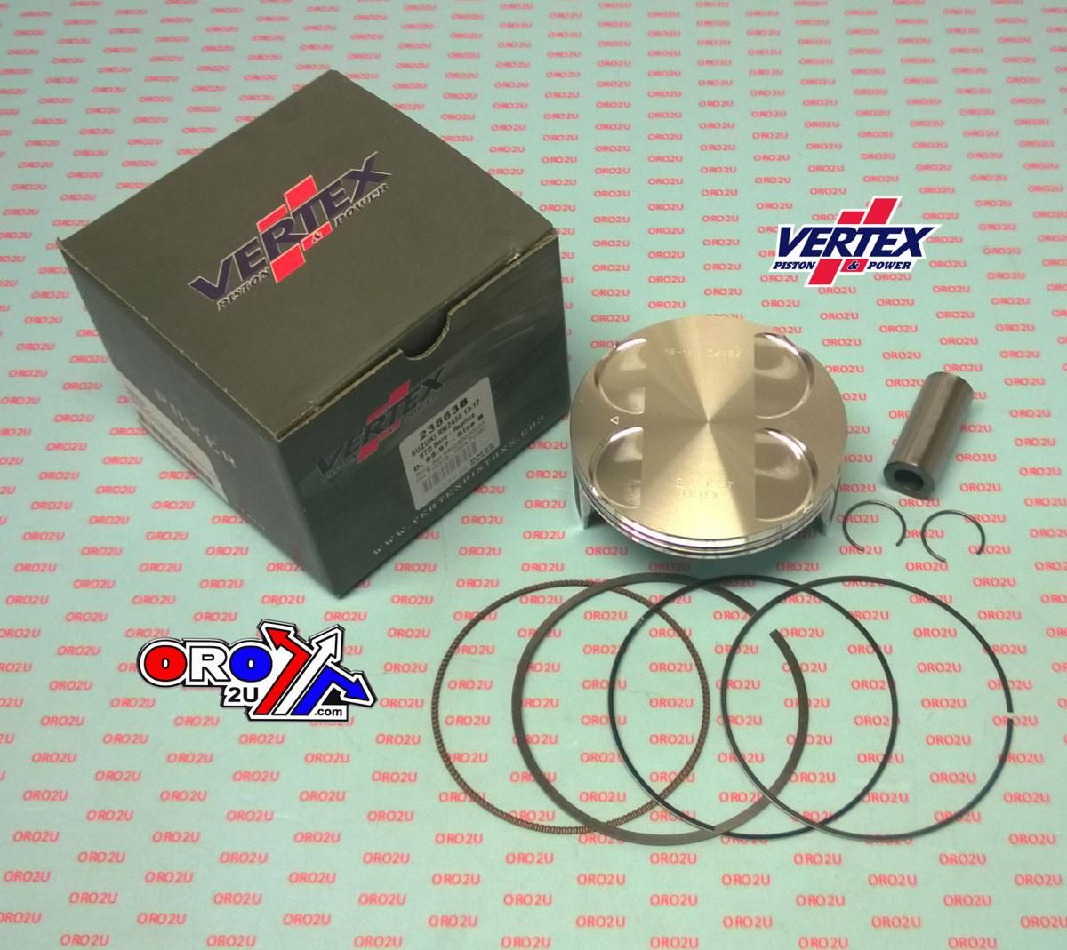 PISTON KIT VERTEX 96.0 C SUZUKI RMZ 450 13-17, VERTEX 23863C COMPR 12,5:1
