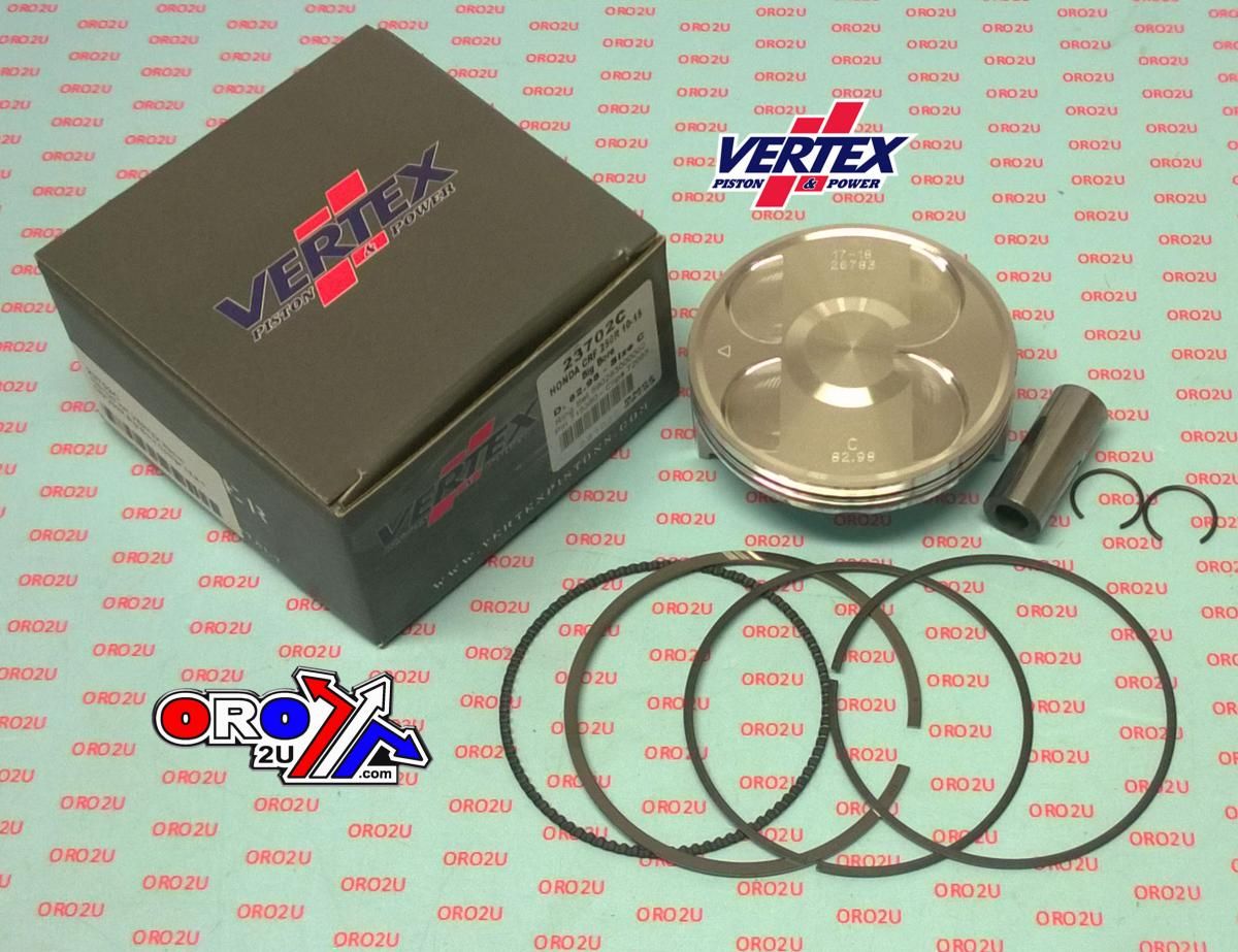 PISTON KIT VERTEX 72.0 A TM RACING MX/EN/SM 300 08-22, VERTEX 23703A