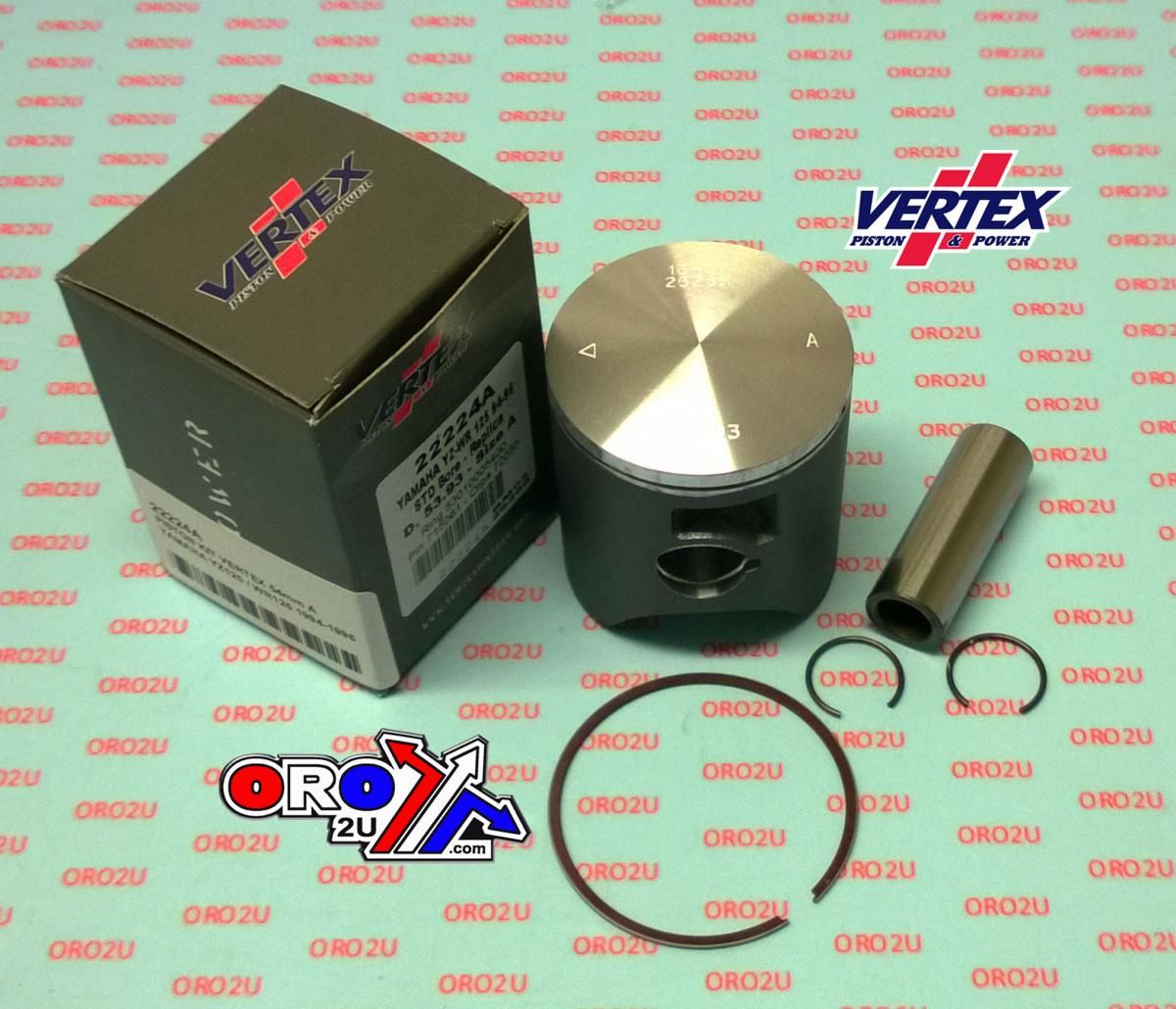 PISTON KIT VERTEX 54 C YAMAHA YZ/WR 125 94-96, VERTEX 22224C - Image 2