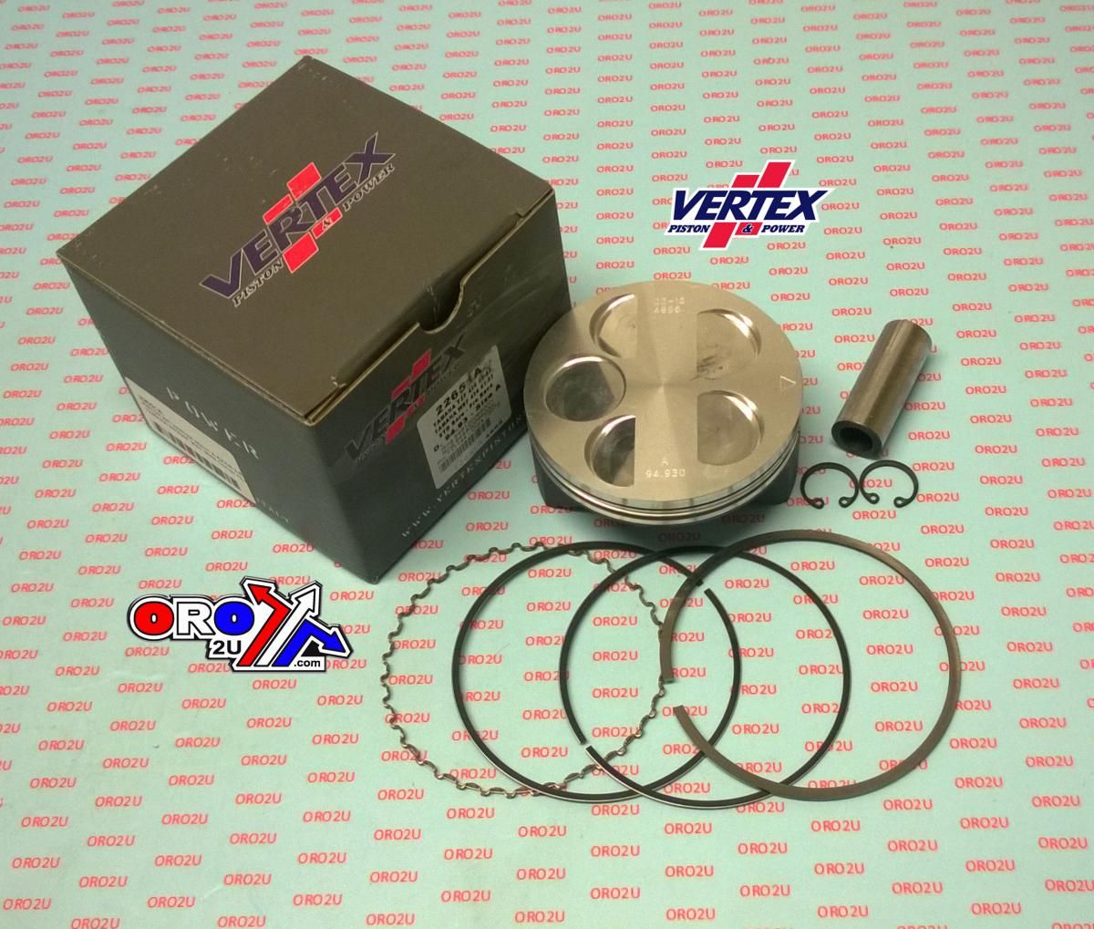 PISTON KIT VERTEX 95.0 E YAMAHA YZ/WR 426 00-02 RACE, VERTEX 22651E COMPR 12,5:1 2-RING - Image 2