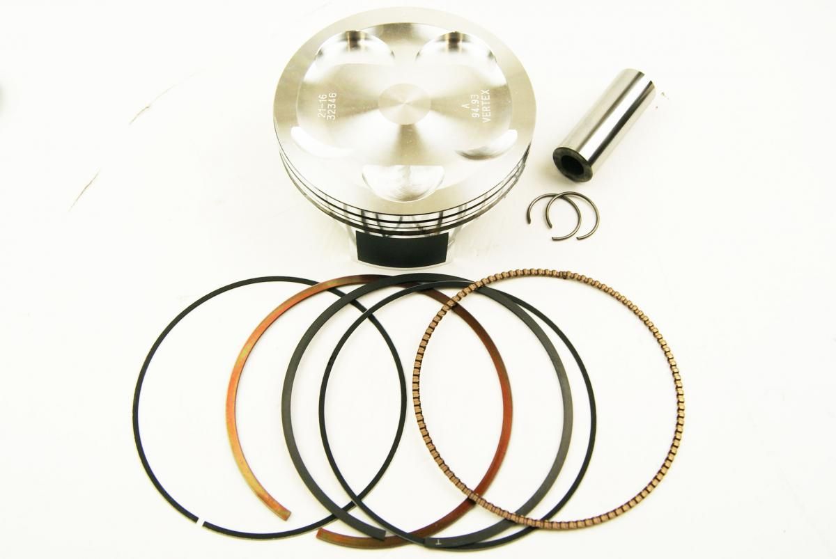 PISTON KIT VERTEX 95.0 A YAMAHA YZ/WR 450 03-15, VERTEX 22915A COMPR 12,5:1 - Image 2