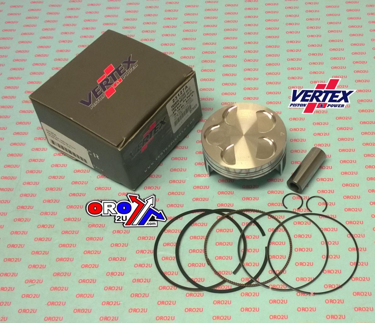 PISTON KIT VERTEX 77.0 D YAMAHA WR/YZ 250 01-14, VERTEX 23127D FANTIC TF 250 12-14 COMPR 12,5:1
