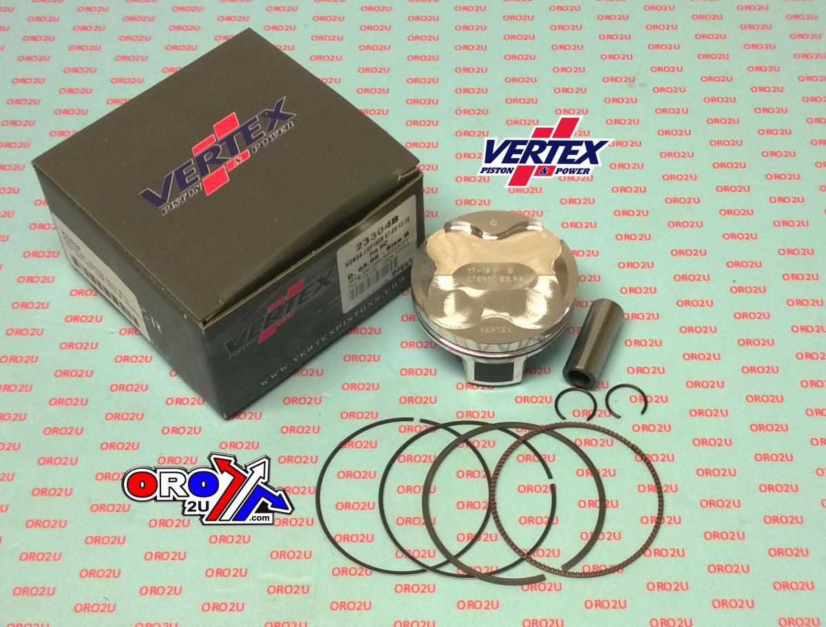 PISTON KIT VERTEX 66.0 C HC HONDA CRF 150 07-22, VERTEX 23304C HC COMPR 12,2:1 - Image 2
