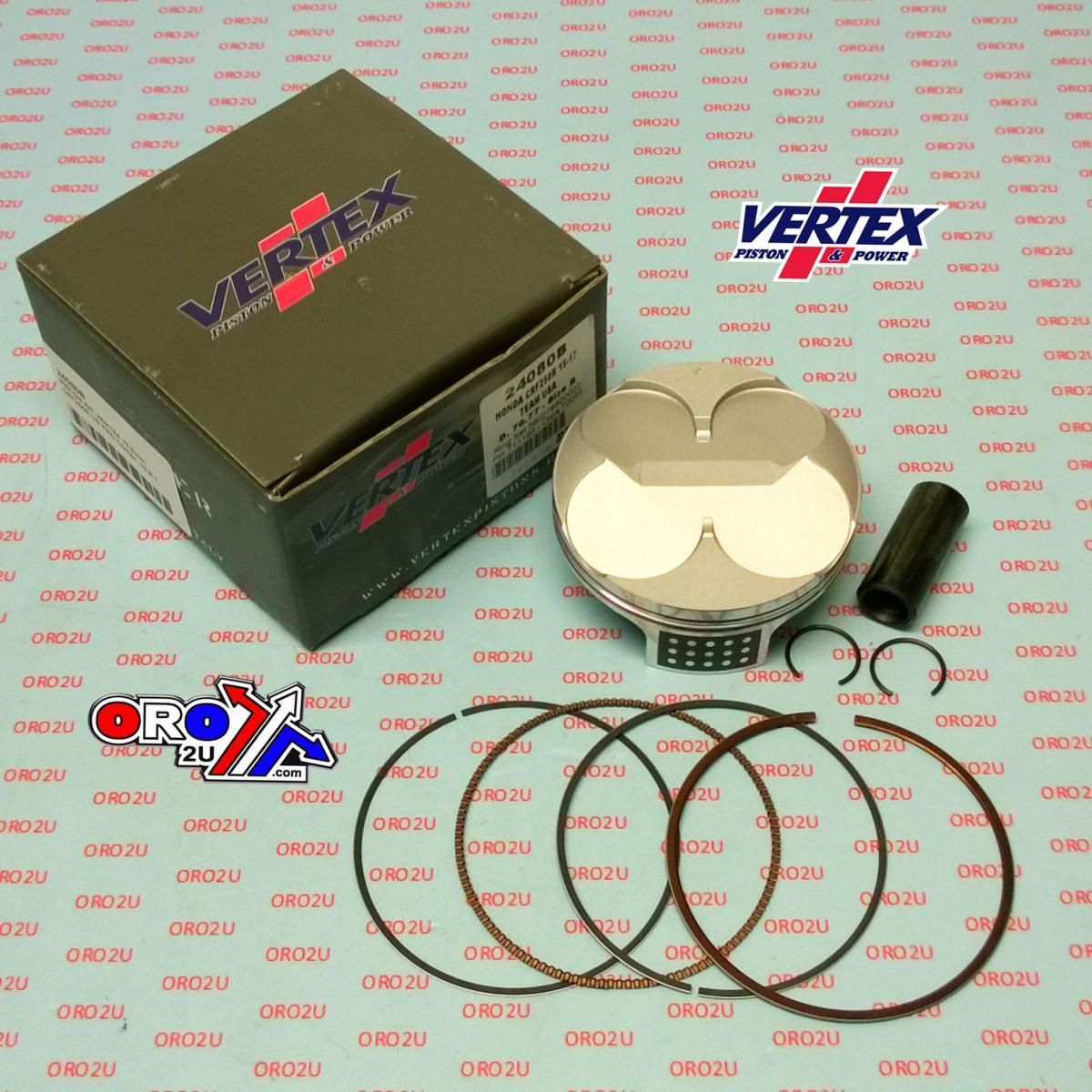 PISTON KIT VERTEX 76.8 B HC HONDA CRF 250 15-17, VERTEX 24080B US-PRO HC COMPR 13,9.1