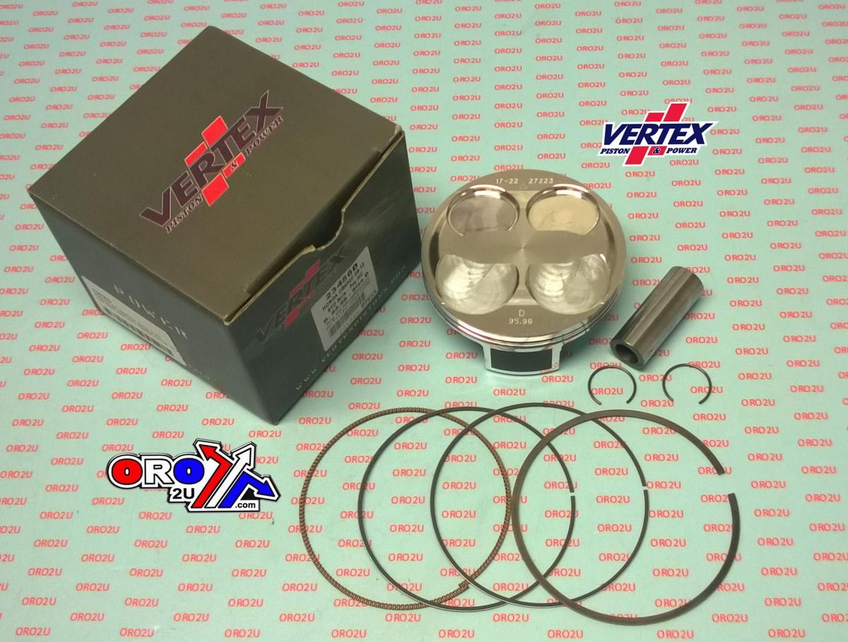 PISTON KIT VERTEX 96.0 B HC HONDA CRF 450 09-12, VERTEX 23456B HC COMPR 12,9:1