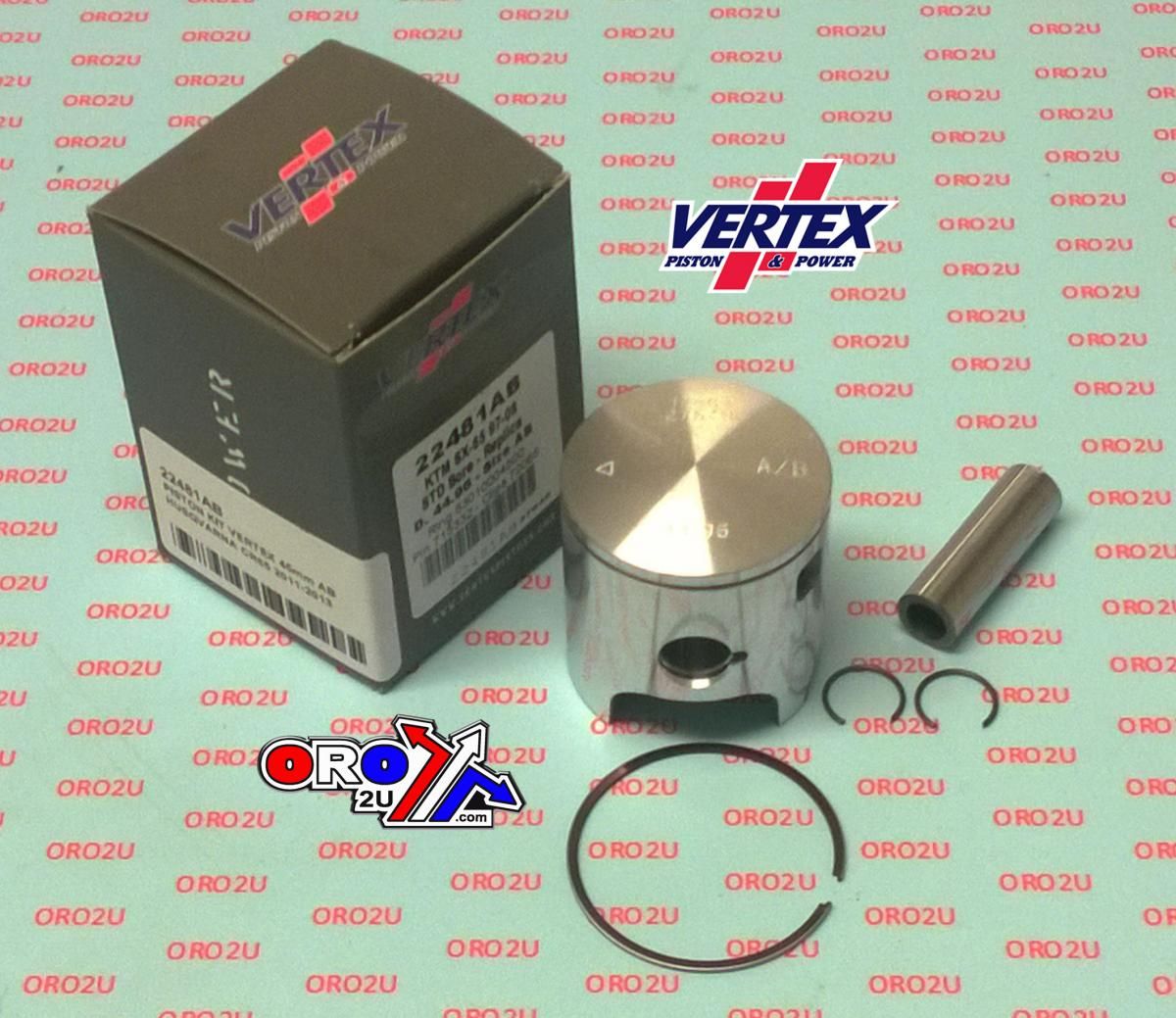 PISTON KIT VERTEX 45.0 C/D HUSKY CR 65 11-13, VERTEX 22481CD
