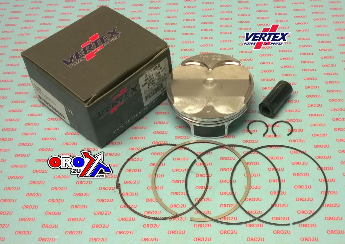 PISTON KIT VERTEX 88.0 A HC KTM SX 350 13-15, VERTEX 23848A HUSQVARNA HC COMPR 14,1:1 - Image 2
