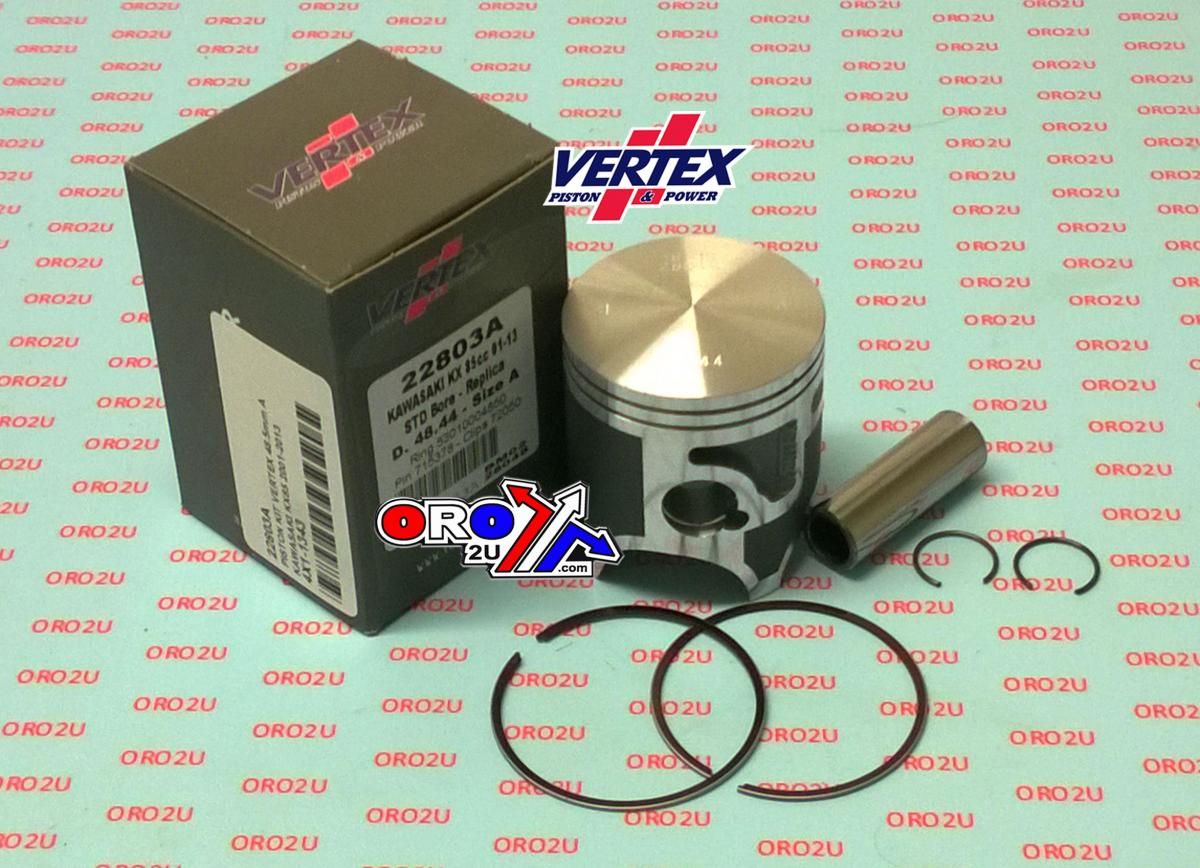 PISTON KIT VERTEX 48.5 A KAWASAKI KX 85 01-13, VERTEX 22803A - Image 2