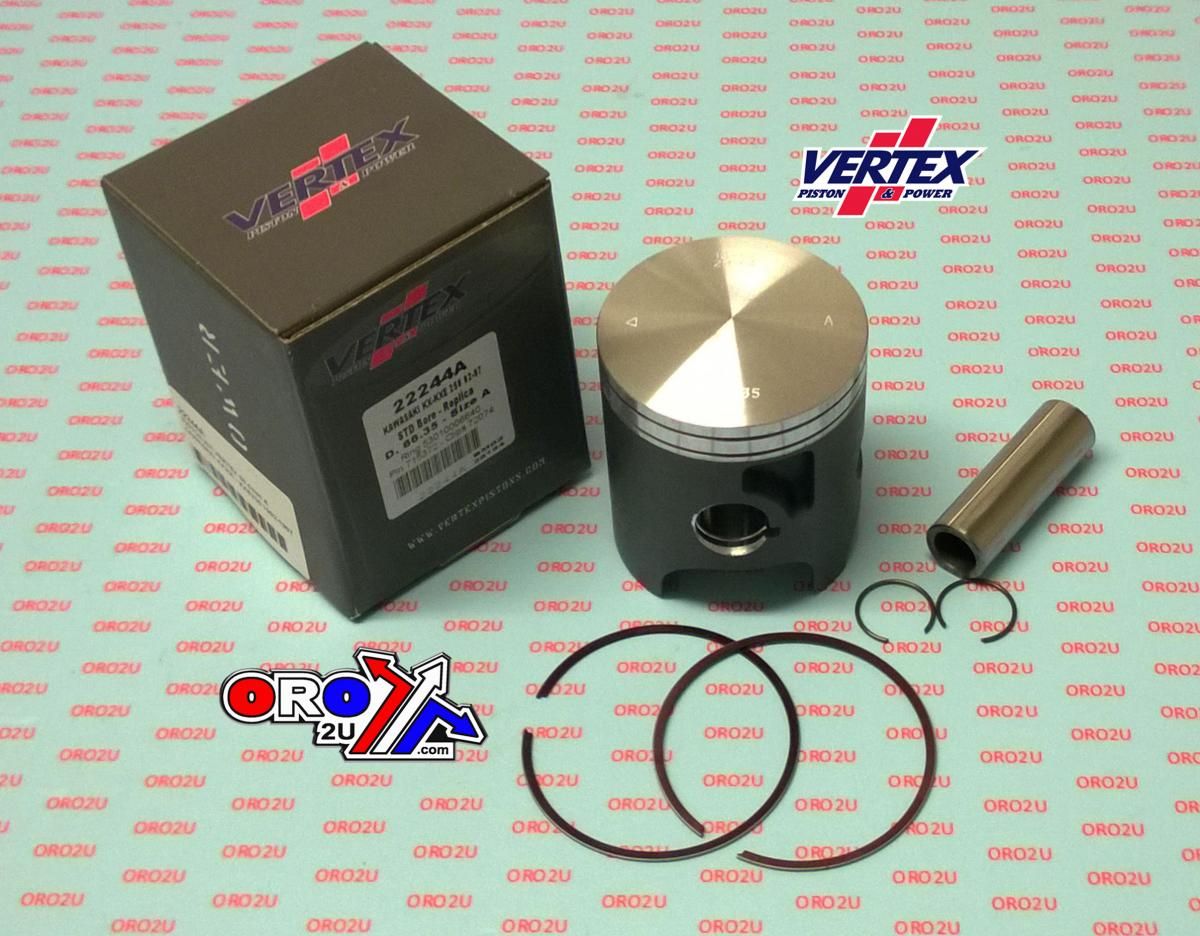 PISTON KIT VERTEX 66.4 D KAWASAKI KX/KXE 250 92-97, VERTEX 22244D