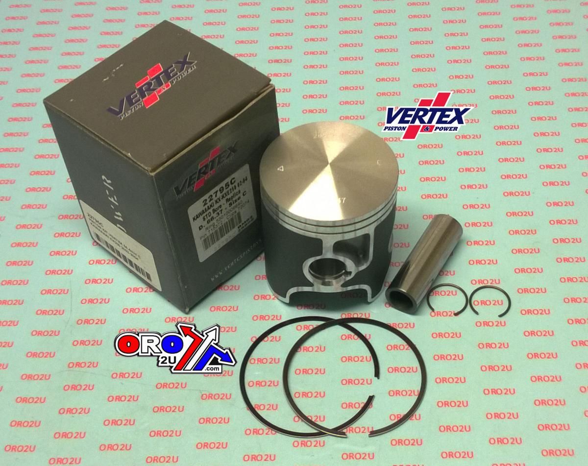 PISTON KIT VERTEX 66.4 D KAWASAKI KX/KXE 250 02-04, VERTEX 22795D - Image 2