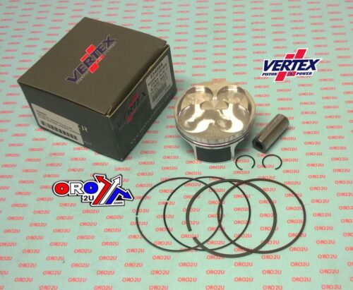 PISTON KIT VERTEX 77.0 D HC KAW KX/KXE 250 08-09, VERTEX 23458D HC COMPR 13,9:1