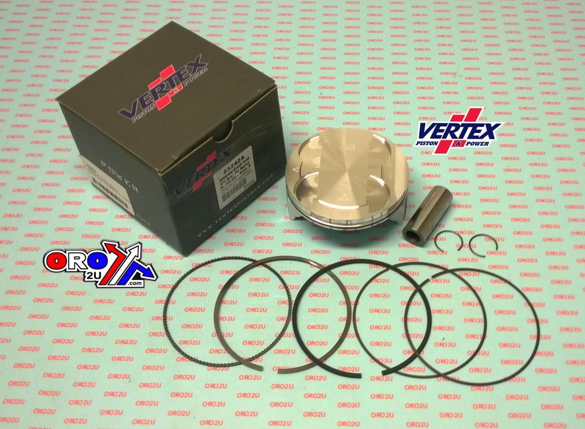 PISTON KIT VERTEX 96.0 D KAW KLX/KX/KXE 450 06-10, VERTEX 23242D COMPR 12,0:1