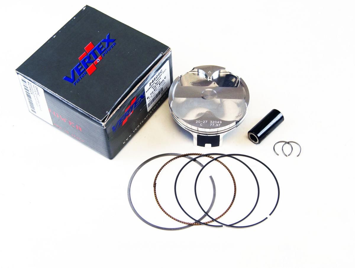 PISTON KIT VERTEX 78.0 B KAWASAKI KX 250 21-22, VERTEX 24509B COMPR 14,1:1