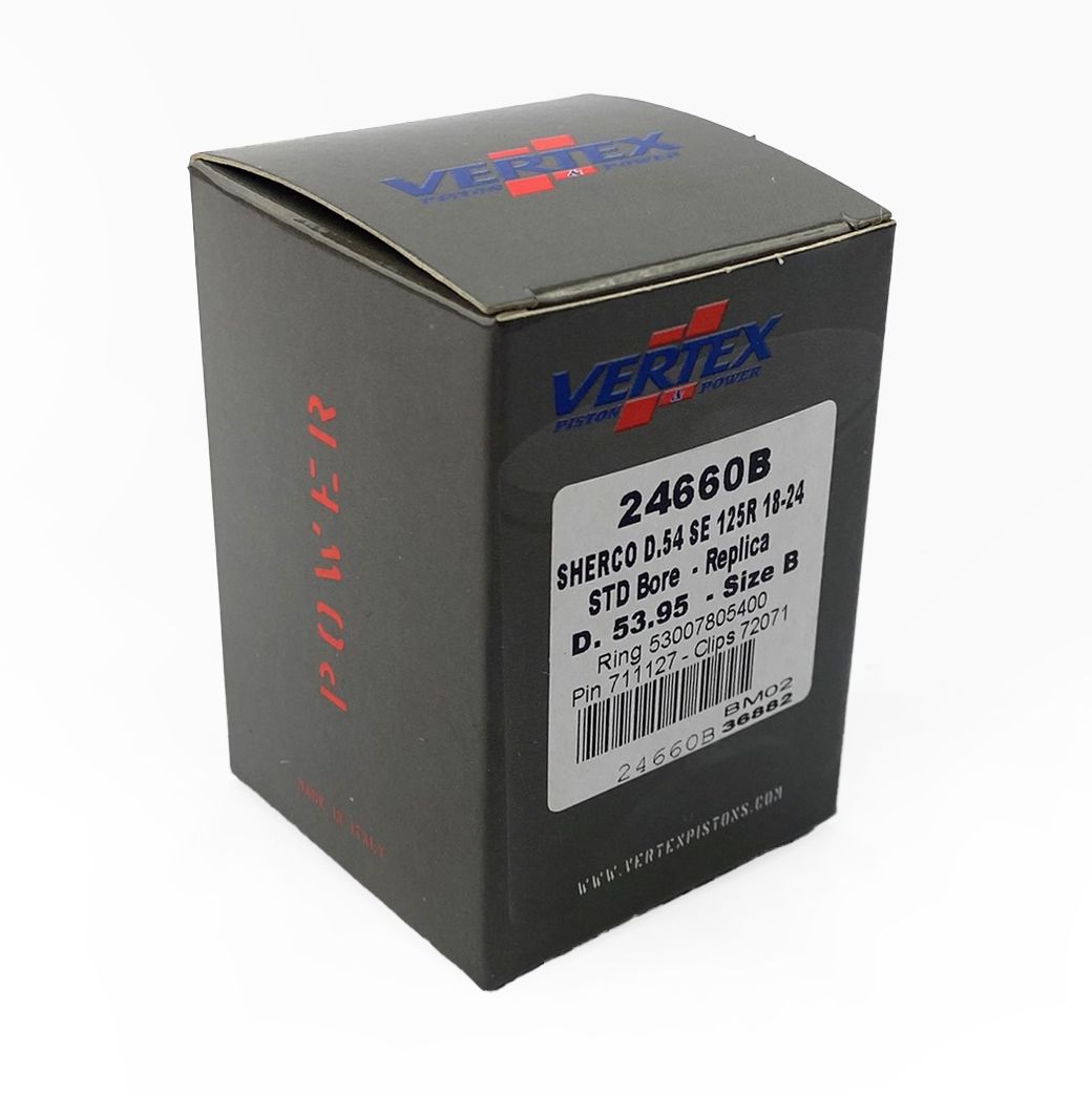 PISTON KIT VERTEX 54mm B SHERCO SE125R 2018-24, VERTEX 24660B - Image 3