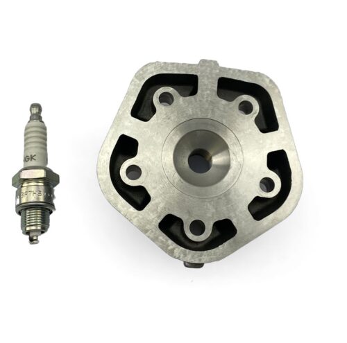 CYLINDER HEAD KIT 39.5mm KTM 50 SX PRO JUNIOR & SENIOR INCLUDES SPARK PLUG