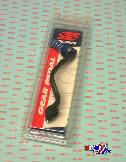 GEAR LEVER SHIFT 1999-19 YZ85, YZ65 18-19, BLACK/BLUE ALUMINIUM FORGED, SCAR RACING GSL408