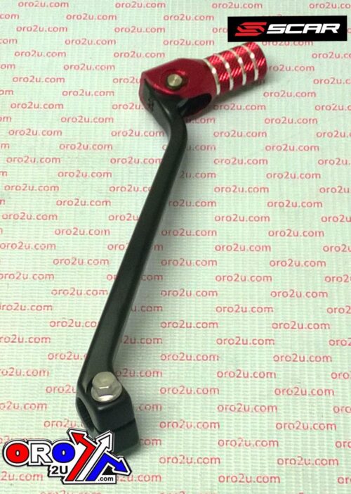 GEAR LEVER SHIFT 17-18 CRF450R, BLK/RED ALUMINIUM FORGED CRF250R 2018, SCAR RACING GSL121 700-MKE-305