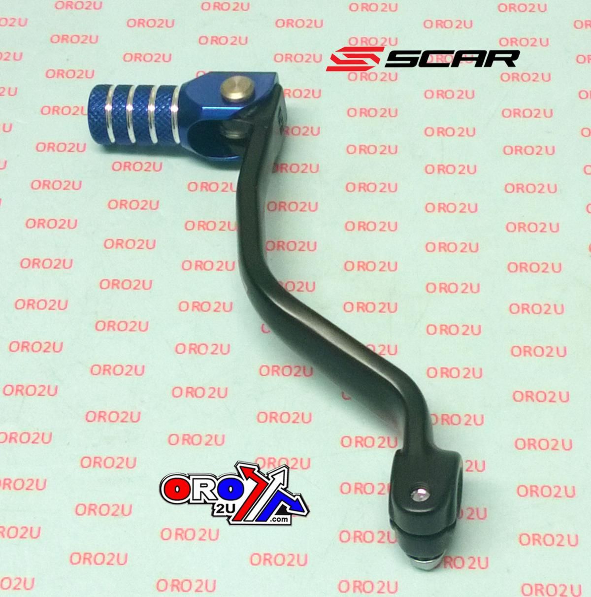 GEAR LEVER SHIFT 1999-19 YZ85, YZ65 18-19, BLACK/BLUE ALUMINIUM FORGED, SCAR RACING GSL408 - Image 3