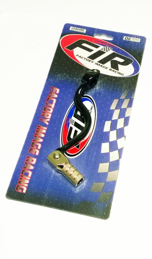 GEAR LEVER BLACK KX 125 250, ALUMINIUM FORGED BLACK/TIT, FIR BRAND, 13156-1347