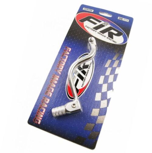 GEAR LEVER ALLOY KX 125 250, ALUMINIUM FORGED SILVER/SIL