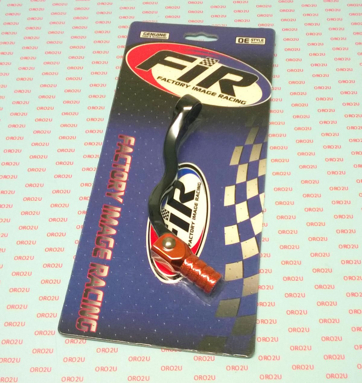 GEAR LEVER SHIFT KTM SX SXF, ALUMINIUM FORGED 54834031000, FIR BRAND, BLACK & ORANGE - Image 2