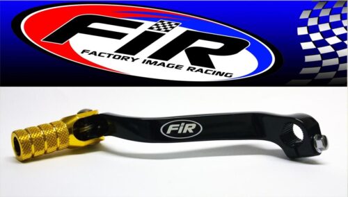 GEAR LEVER SHIFT RM-Z 450, ALUMINIUM FORGED 25600-28H01, FIR BRAND, BLACK & GOLD