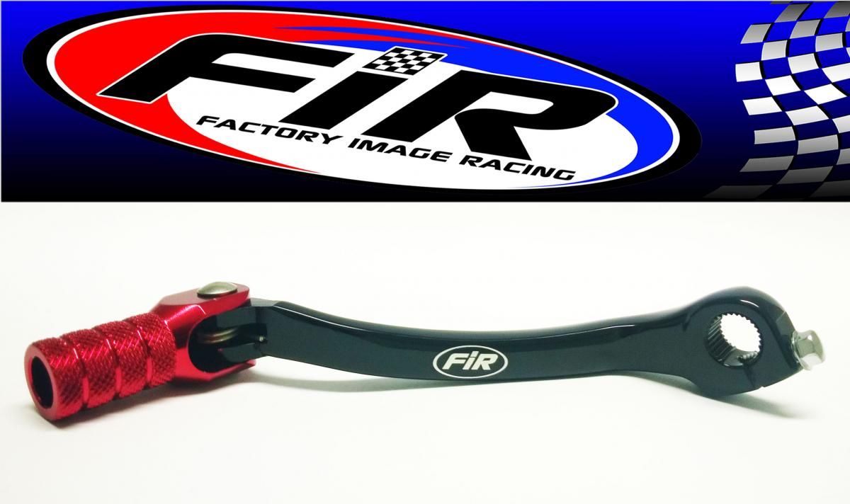 GEAR LEVER SHIFT 05-16 CRF450X, ALUMINIUM FORGED 24700-MEY-670, FIR BRAND, BLACK & RED - Image 2